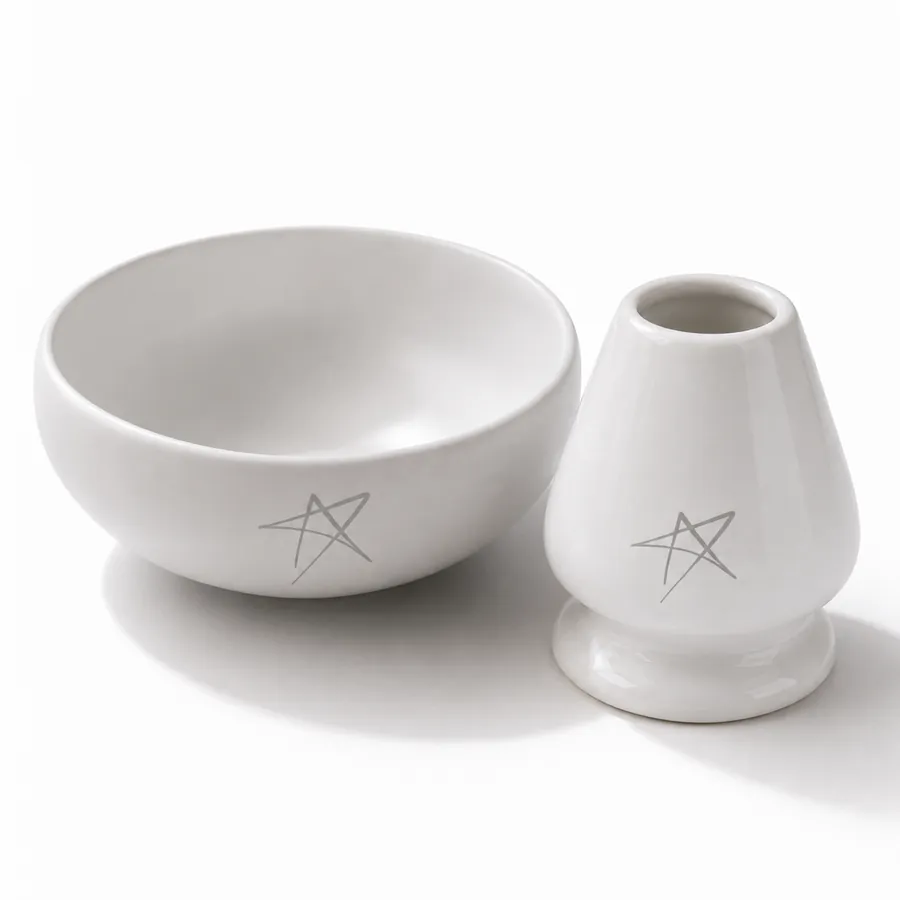 Ceramic bowl & holder